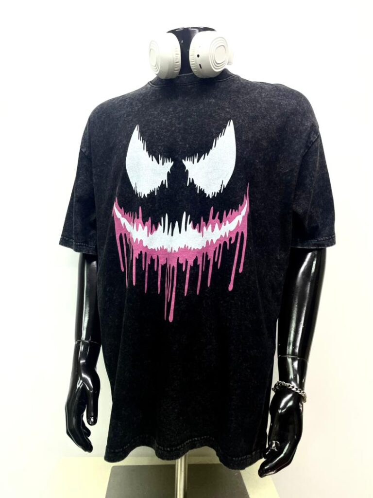 Vintage Washed Tee - Bloody Smily