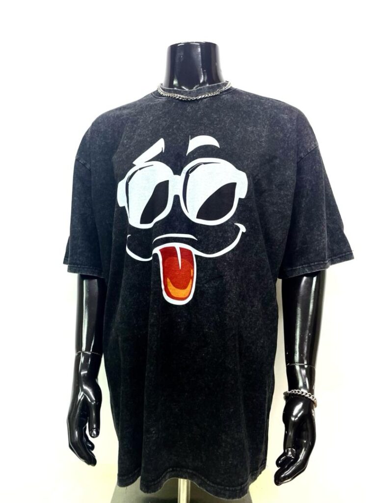 Vintage Washed Tee - Sunglasses Rock Face