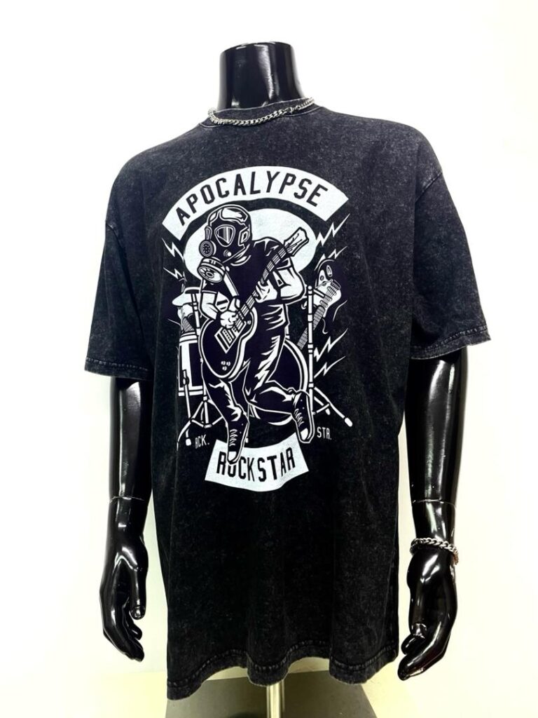 Vintage Washed Tee - Apocalypse Rockstar