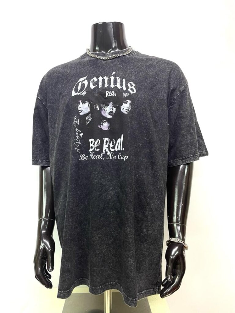 Vintage Washed Tee - Genius Be Real