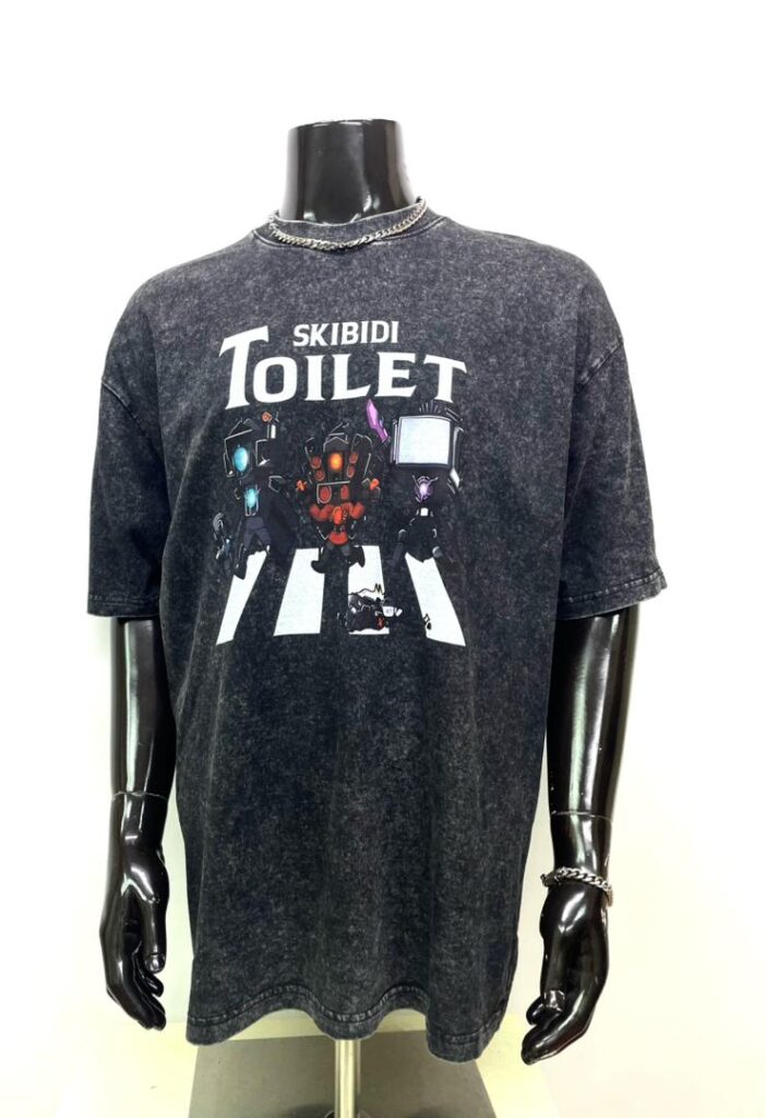 Vintage Washed Tee - Skibidi Toilet
