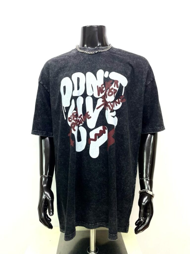 Vintage Washed Tee - Don't Give Up